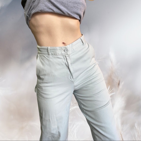 JAC+JACK pastel blue jeans, size 10, like new - Picture 4 of 12